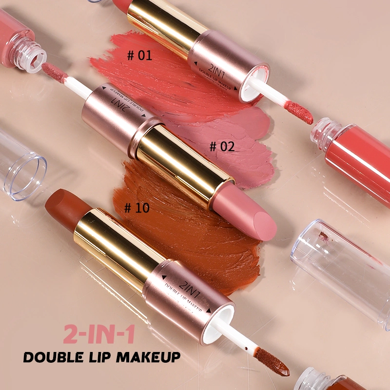 2 in 1-double lip makeup