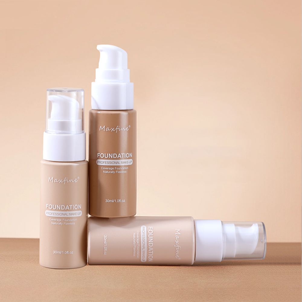 Bottle-packed liquid foundation