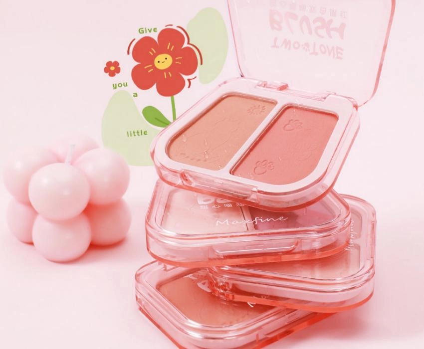 2-in-1 matte powder blusher