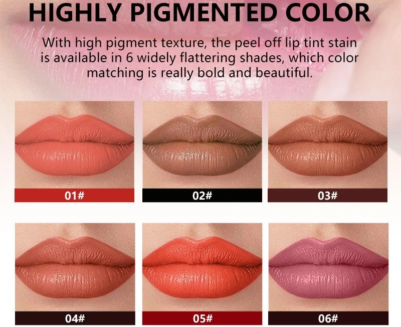 tinte labial despegable