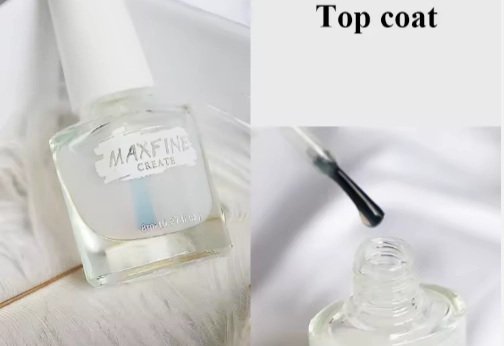 white nail polish base coat